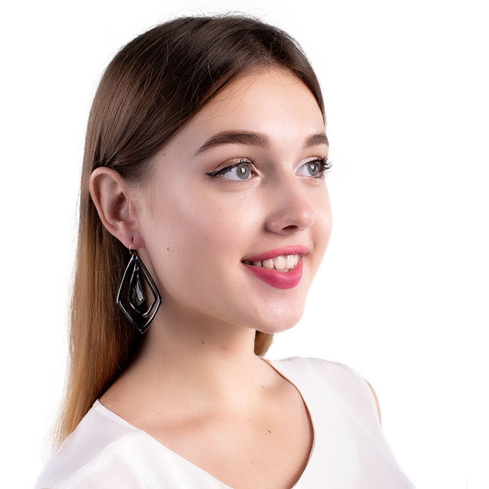 AURELIE BIDERMANN SILVER & GREEN CLASSIC EARRINGS | WOMENS